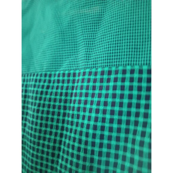 Miss Dorby Vintage Vest Top Dress Gingham Adorable Green Size 10p - Picture 7 of 11